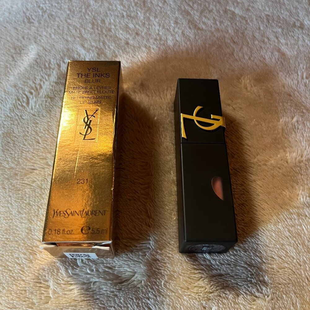 YSL The Inks Blur Lip Stain: 231 Rosewood Emotion (Matte Pink)